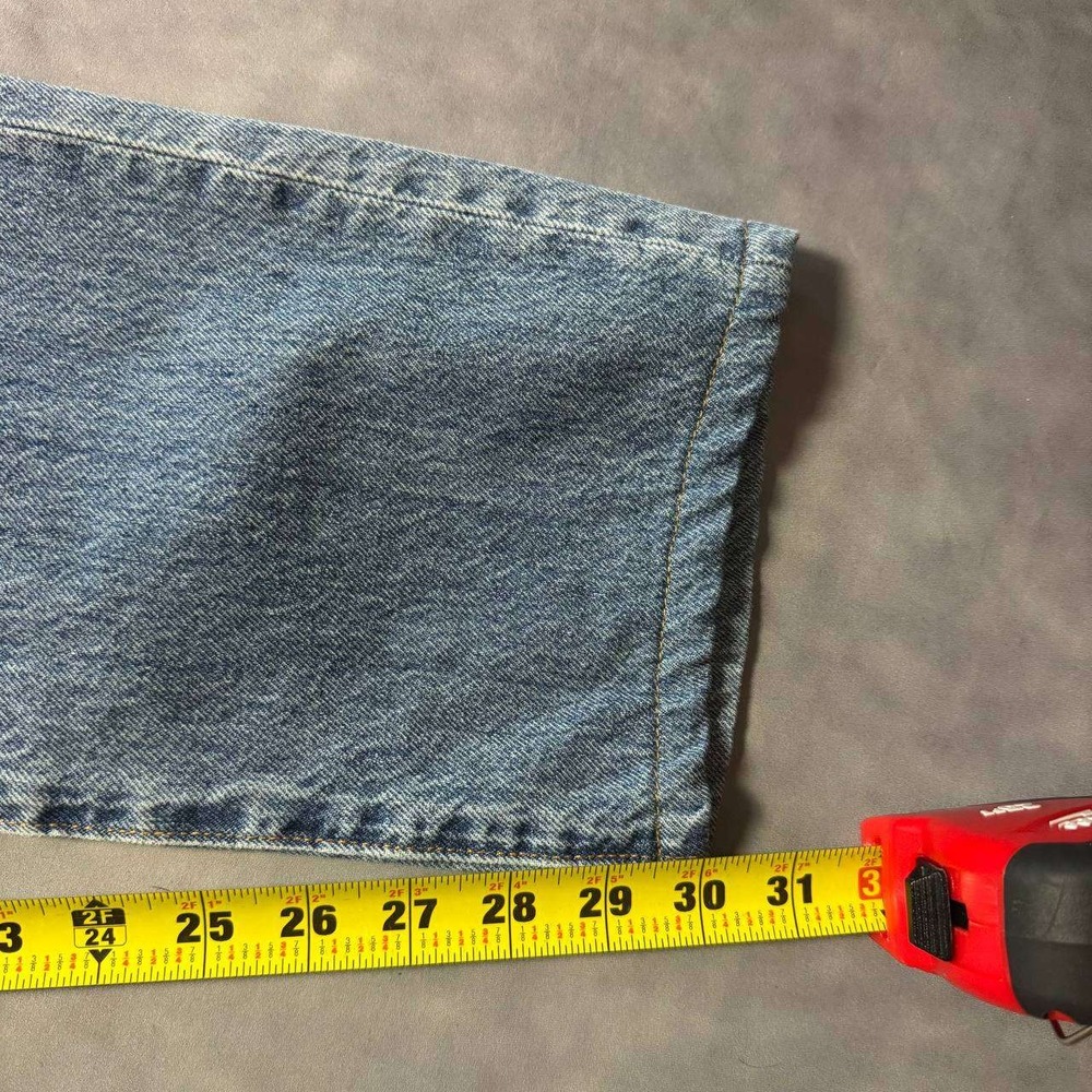 Polo Ralph Lauren Jeans Mens 36x30 Light Wash Blue 90s Vintage Straight Leg - Picture 12 of 14